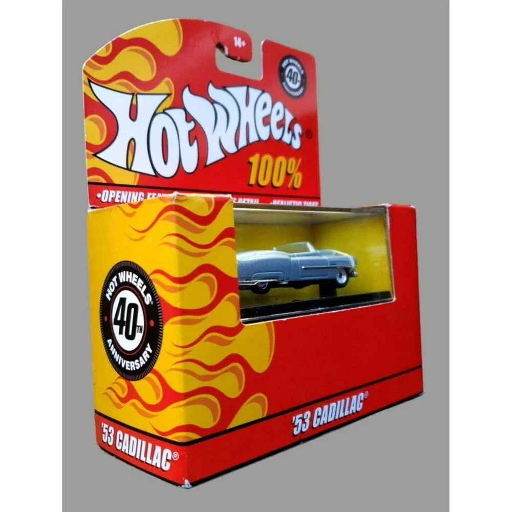 2008 100% Hot Wheels '53 CADILLAC ELDORADO CONVERTIBLE Silver 40Th. Anniversary